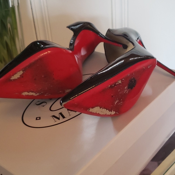 Christian Louboutin Black Patent Leather - Picture 3 of 4